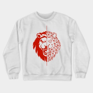 Angry lion head Crewneck Sweatshirt